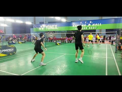 Badminton SF 12th Rawang Open Men's Double U18 - Lee Jian / Jian Ji Vs Skyane Ong / Leong Man John