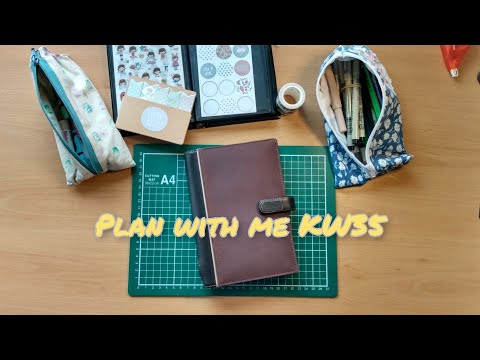 Plan with me / KW35 / deutsch / Bullet Journal im Filofax / weekly