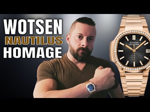 ALIEXPRESS WATCHES REVIEW | WOTSEN NAUTILUS DIAMOND HOMAGE WATCH