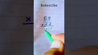 57×22 || #shorts #math #math #youtubeshorts