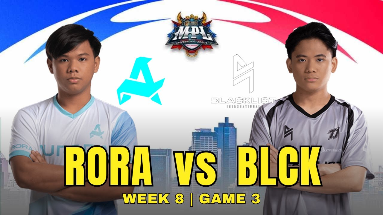 BLCK vs RORA | MPL PH S14 REGULAR SEASON | WEEK 8 - GAME 3