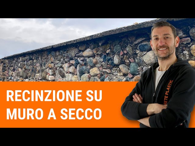 Recinzione su muro a secco