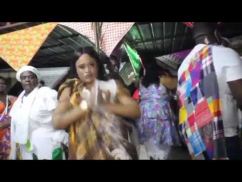 MA MI NA LALA FODU . THIS beautiful women ANCESTORS Spirit Came to Dance .