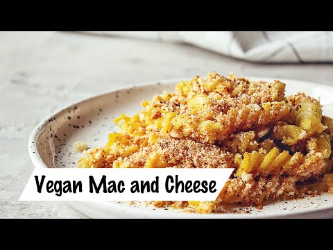 How To Make VEGAN MAC & CHEESE | Baked Vegan Pasta Recipe