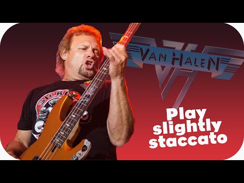 How to play like Michael Anthony of Van Halen - Bass Habits - Ep 35