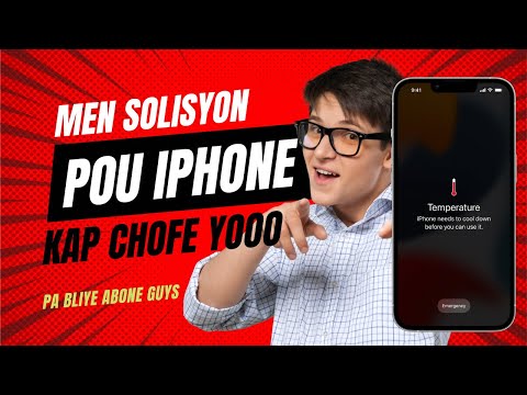 Video sa Pou moun Ki Gen Telephone Kap Chofe Yo