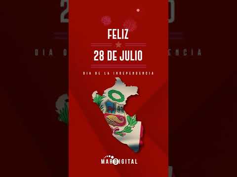 ¡Felices Fiestas Patrias Perú! #felicesfiestaspatrias #peru #mardigital