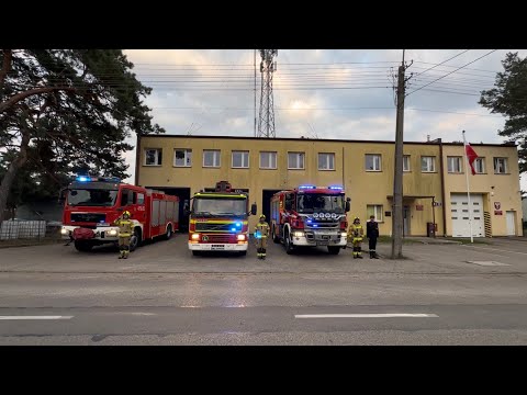Druhowie z OSP Legionowo oddali hołd zmarłemu strażakowi z OSP Michałów.