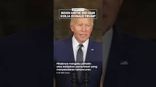 Kritikan Hantam Era Trump 100 Hari Kerja Jadi Presiden AS, Jo Biden Terkejut: Banyak Kerusakan