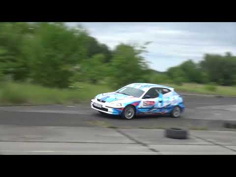 M. Kwapisz (Civic) - 5. Runda Rallysprint Challenge (Lotnisko Zegrze Pomorskie, 29.07.2023)