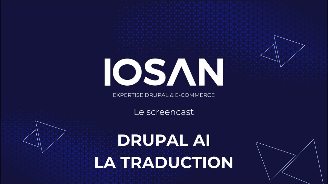 La traduction avec Drupal AI