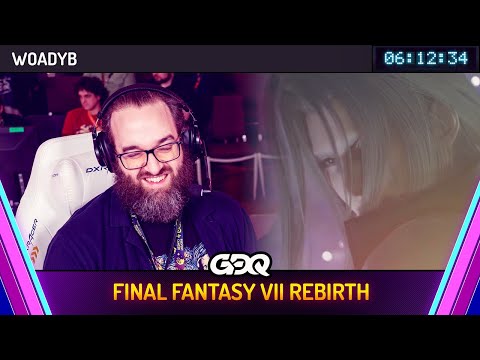 Final Fantasy VII Rebirth by Woadyb in 6:12:34 - Awesome Games Done Quick 2025