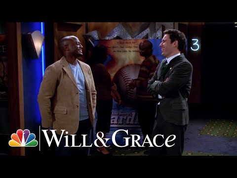 Will Meets James (Taye Diggs) Dressed as Captain von Trapp - Will & Grace