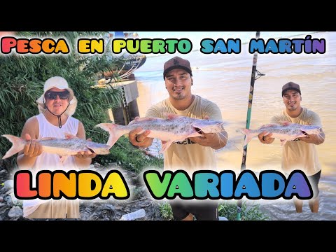 PESCA EN PUERTO SAN MARTÍN LINDA VARIADA 