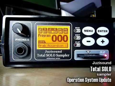 Juzisound Total SOLO Sampler - OS Update