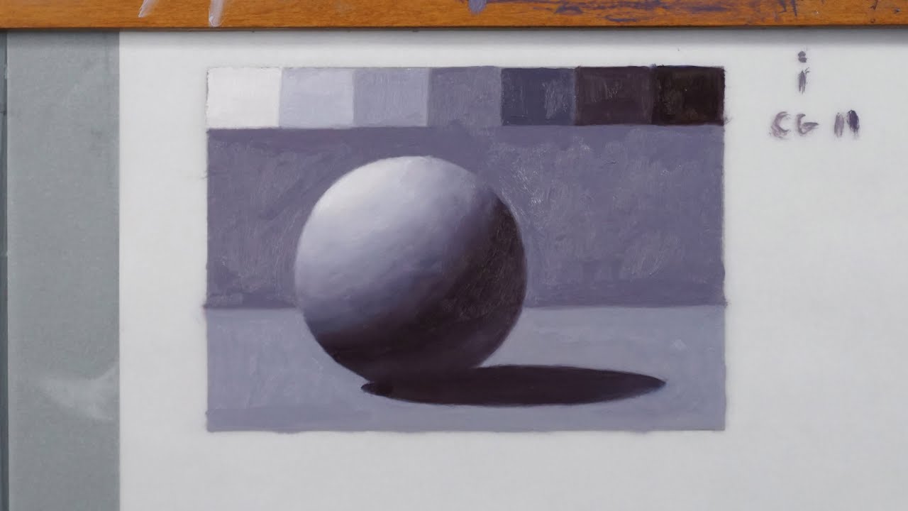 Learning Oil Paints - The Value Sphere Part 2