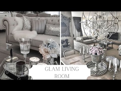 Glam Living Room Home Decor | Glam Living Room Design...
