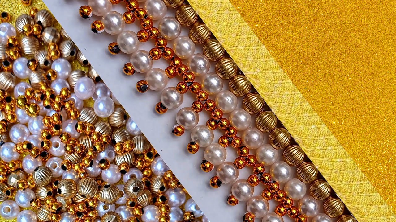 I came with a very beautiful Indian embroidery tutorial#DIY💛⚘️💛