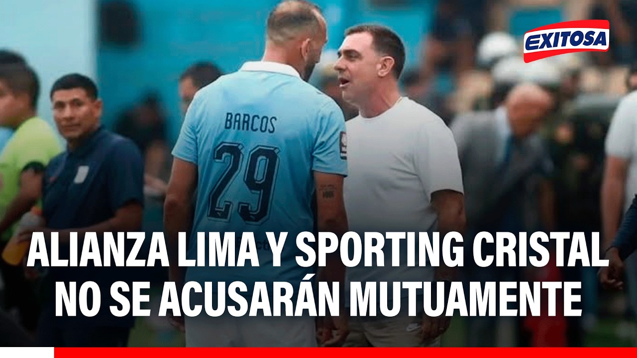 🔴🔵 Alianza Lima y Sporting Cristal no se acusarán mutuamente por incidente entre Barcos y Guede