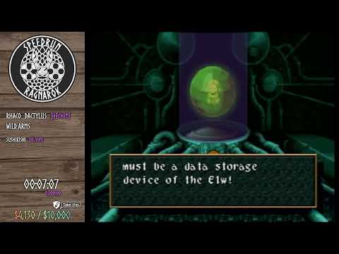 Speedrun Ragnarok 2022: Wild Arms - Any% No ACE by Rhaco_Dactylus