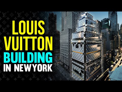 Louis Vuitton LUXURIOUS Building in New York | LV Trunk NYC