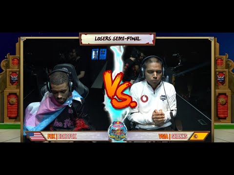 DBFZ WORLD TOUR RED BULL SPAIN SAGA 2019-SONIC FOX vs SHANKS-WINERS SEMI FINAL!!