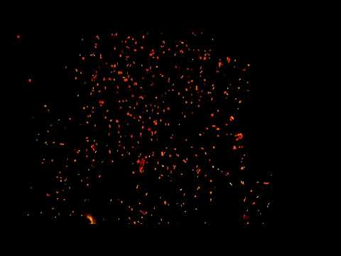 Fire and Flame Overlay - Royalty Free Green Screen Footage - Burning Embers 4