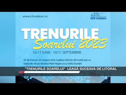 ”Trenurile Soarelui”  leagă litoralul de Suceava