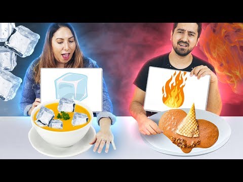 Sopa GELADA, Sorvete QUENTE! Alguém se deu MUITO MAL nesse QUENTE OU FRIO