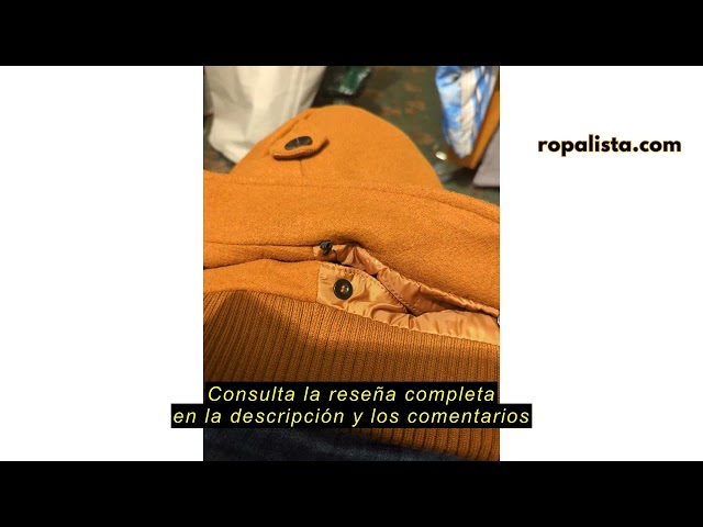 Vídeo relacionado con Allthemen Abrigo de invierno de lana para hombre con cuello alto Chaqueta corta de invierno Slim Fit Gabardina forrada informal Gris L