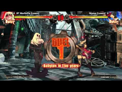 GGXrd 1.1 Grand Finals @ Resistance 4 - BT MarlinPie vs Mynus [720p/60fps]