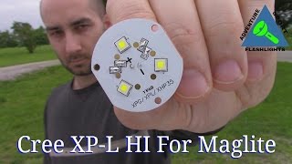 New LED Upgrade for Maglite.  Cree XP-L HI