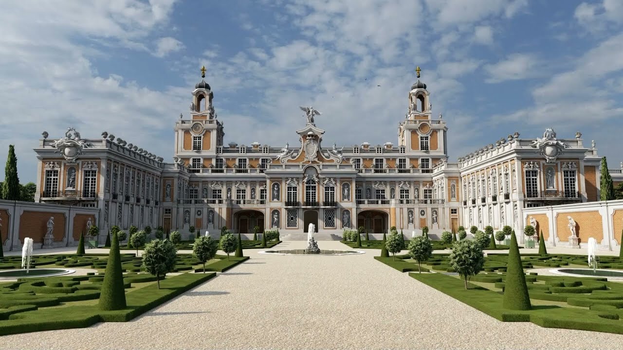 Modélisation 3D du projet del Cuarto del Infante au Palacio del Buen Retiro à Madrid