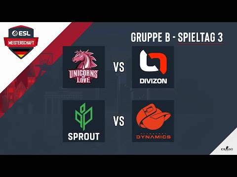 ERN vs. TKA, UOL vs. DIV & SPROUT vs. PKD - ESL Meisterschaft 2020 - CS:GO - Season 2 - Gruppe A/B