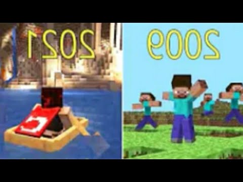 Minecraft Evolution but backwards
