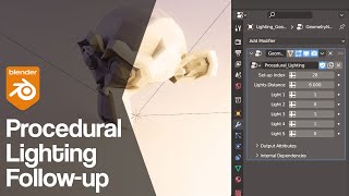 Download the video "Procedural Lighting Follow-up | Geometry Nodes Tutorial"
