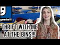 Thrift With Me at the Goodwill Outlet (Bins) for Items to Resell on Poshmark for a Profit!! $$$