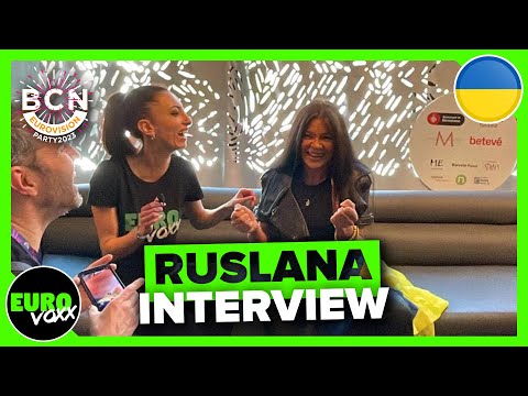 RUSLANA (EUROVISION WINNER 2004) INTERVIEW // Barcelona Eurovision Party 2023 // Ukraine Eurovision