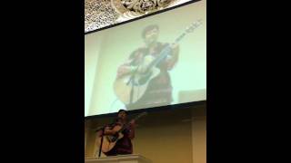 Joan Enguita performs a version of the 23rd Psalm at the Church Alive Summit in Pasadena socalcs