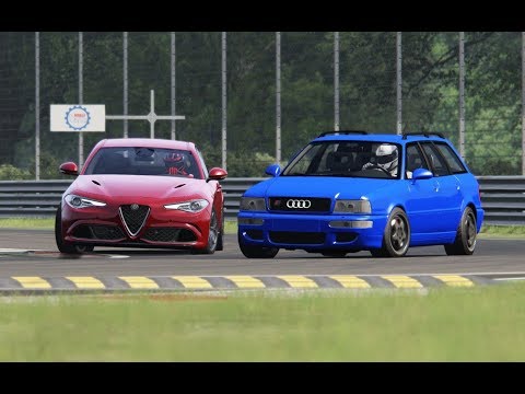 Alfa Romeo Giulia Quadrifoglio vs Audi RS2 - Monza