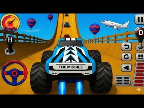 Mega Ramp Monster Truck Stunts 🚀 Extreme Impossible Racing 2026