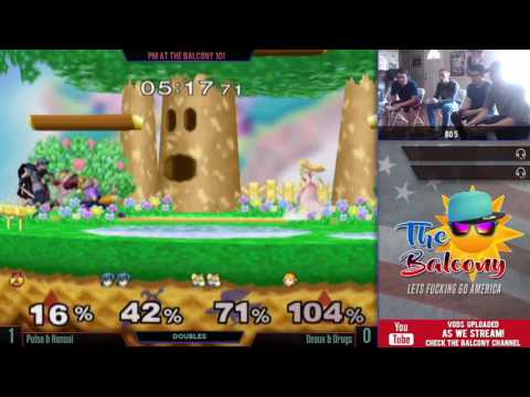 Melee @ the Balcony 102 - Doubles ft. Honsul & Pulse VS Drugs & Dueax