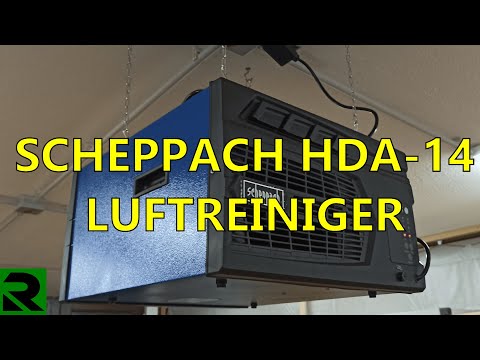 Scheppach HDA-14 Luftreiniger - Dicke Luft in der Werkstatt muss nicht sein