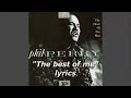 Phil Perry - The Best of Me lyrics