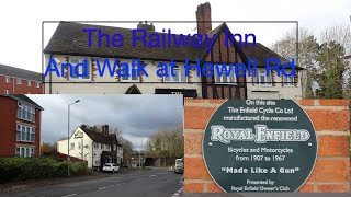 Railway Inn and walk down Hewell Rd Enfield Redditch Worcs