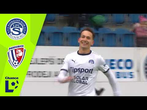 Chance Liga Highlights: 1. FC Slovácko : FK Pardubice 2:0 (23. kolo)