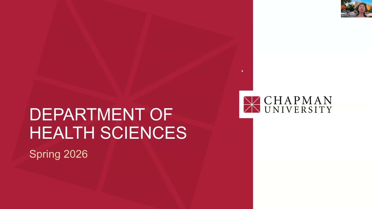 Health Sciences Information Session - April 2026