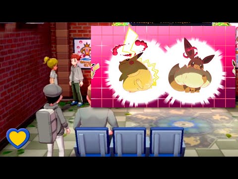 HOW TO GET Gigantamax Eevee & Pikachu in Pokémon Sword and Shield