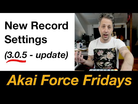 New Record Settings - 3.0.5 (Akai Force Friday series)