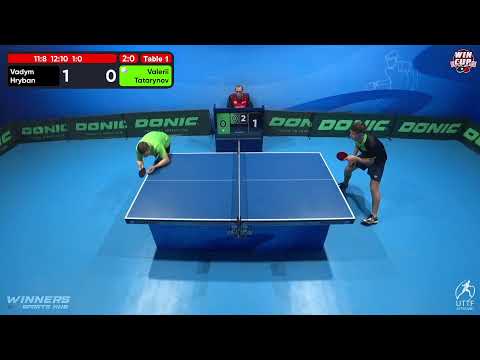 23:30 Vadym Hryban 3-0 Valerii Tatarynov West 5 WIN CUP 07.11.2022 | TABLE TENNIS WINCUP